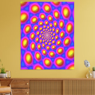Quanten-Eigen-State-Mandala-Kunst Leinwanddruck