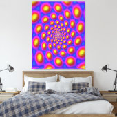 Quanten-Eigen-State-Mandala-Kunst Leinwanddruck (Insitu (Schlafzimmer))