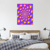 Quanten-Eigen-State-Mandala-Kunst Leinwanddruck (Insitu (Schlafzimmer))