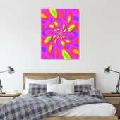 Quanten-Eigenstate-Mandala-Kunst Leinwanddruck (Insitu (Schlafzimmer))