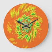 Quanten-Eigenstate-Mandala-Muster Große Wanduhr (Vorderseite)