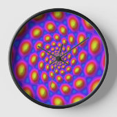 Quanten-Eigenstate-Mandala-Muster Uhr (Vorderseite)