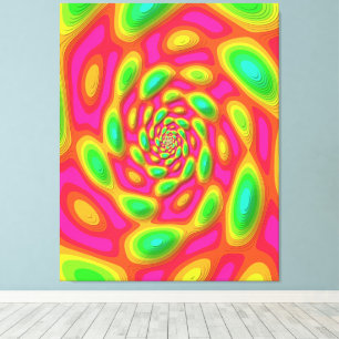 Quanten-Eigenzustand-Mandala-Kunst Leinwanddruck