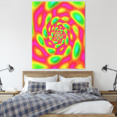 Quanten-Eigenzustand-Mandala-Kunst Leinwanddruck (Insitu (Schlafzimmer))