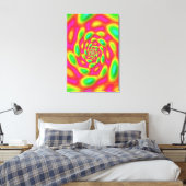 Quanten-Eigenzustand-Mandala-Kunst Leinwanddruck (Insitu (Schlafzimmer))