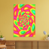 Quanten-Eigenzustand-Mandala-Kunst Leinwanddruck (Insitu (Wohnzimmer))