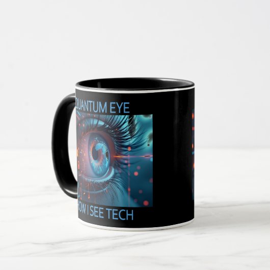 Quanten Eye Tech Combo Tasse zweiseitig (Vorderseite Links)