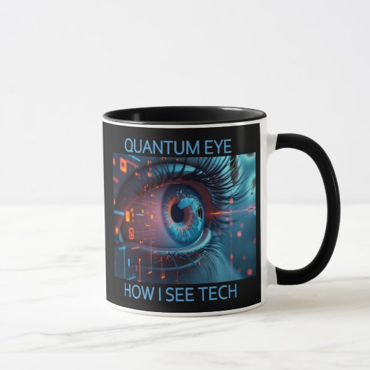 Quanten Eye Tech verlassen Handkombination Tasse (Rechts)