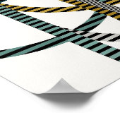 Quanten-Geometrisches Design Physik  Poster (Ecke)