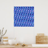 Quanten-Glitch-Muster Poster (Küche)