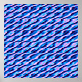 Quanten-Glitch-Muster Poster (Vorne)