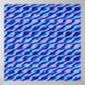 Quanten-Glitch-Muster Poster (Vorne)