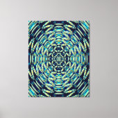 Quanten-Mandala-Kunst Leinwanddruck (Vorderseite)