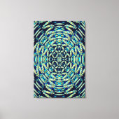 Quanten-Mandala-Kunst Leinwanddruck (Vorderseite)