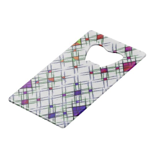 Quanten-Weave-Flaschenöffner Geldbeutel Flaschenöffner (Rückseite Schrägansicht)