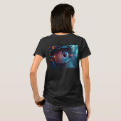 Quantenaugen Schwarzer T - Shirt (Schwarz voll)