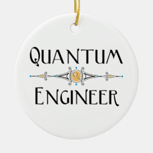 Quanteningenieur Keramik Ornament