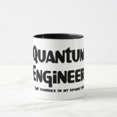 Quanteningenieur Zombie Fighter Tasse (Zentrum)