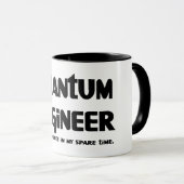 Quanteningenieur Zombie Fighter Tasse (VorderseiteRechts)