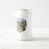 Quantenjagd mit Spaniels aus der Bretagne, Art Bierglas (Vorderseite Links)