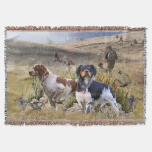Quantenjagd mit Spaniels aus der Bretagne, Art Decke