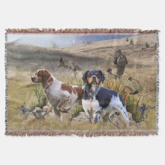 Quantenjagd mit Spaniels aus der Bretagne, Art Decke (Vorderseite)