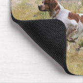 Quantenjagd mit Spaniels aus der Bretagne, Art Mousepad (Ecke)