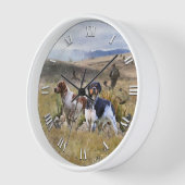 Quantenjagd mit Spaniels aus der Bretagne, Art Uhr (Winkel)