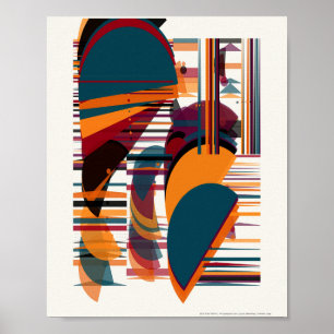 Quantenmechanik Bauhaus Muster  Poster
