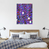 Quantenmechanik Farben Fließendes Muster Leinwanddruck (Insitu (Schlafzimmer))