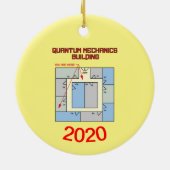 Quantenmechanik-Gebäude Keramik Ornament (Hinten)