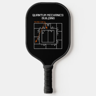 Quantenmechanik-Gebäude Pickleball Schläger