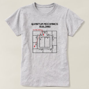 Quantenmechanik-Gebäude T-Shirt