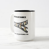 Quantenmechanik in vielen Welten Zweifarbige Tasse (Vorderseite Links)