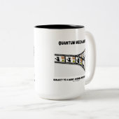 Quantenmechanik in vielen Welten Zweifarbige Tasse (VorderseiteRechts)