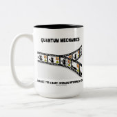 Quantenmechanik in vielen Welten Zweifarbige Tasse (Links)