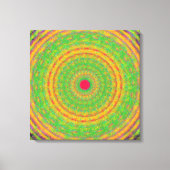 Quantenmechanik-Mandala-Kunst Leinwanddruck (Vorderseite)