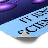 Quantenmechanik-Physik-Witz Poster (Ecke)