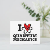 Quantenmechanik Postkarte (Stehend Vorderseite)