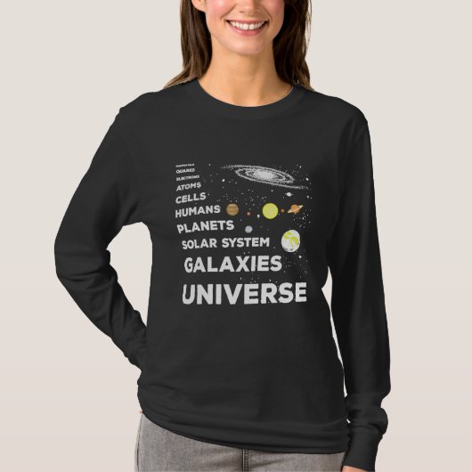 Quantenmechanik Quantum Astro T-Shirt (Vorderseite)