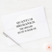 Quantenmechanik Runder Aufkleber (Umschlag)