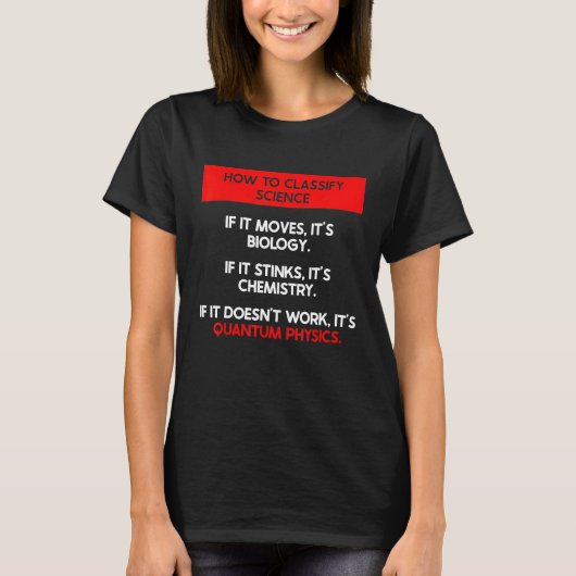 Quantenmechanik und Quantenphysik T-Shirt (Vorderseite)