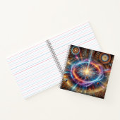 Quantenphysik-Design mit hoher Energie Notizblock (Innenseite)