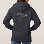 Quantenphysik: Dunkle Hoodie (Rückseite)