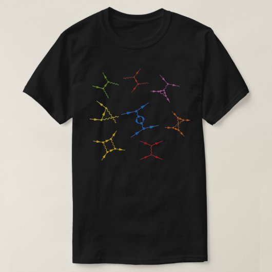 Quantenphysik Feynman bildet Physik und Wissenscha T-Shirt (Design vorne)
