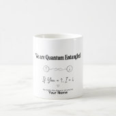 Quantenphysik-Geschenk Verschränkungs-Liebe-Tasse Kaffeetasse (Mittel)