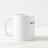 Quantenphysik-Geschenk Verschränkungs-Liebe-Tasse Kaffeetasse (Links)