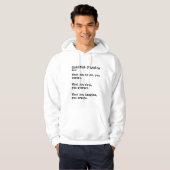 Quantenphysik: Lichtfarbene Hoodies (Vorne ganz)