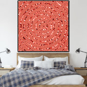 Quantenphysik-Mandala-Kunstmuster Leinwanddruck (Insitu (Schlafzimmer))