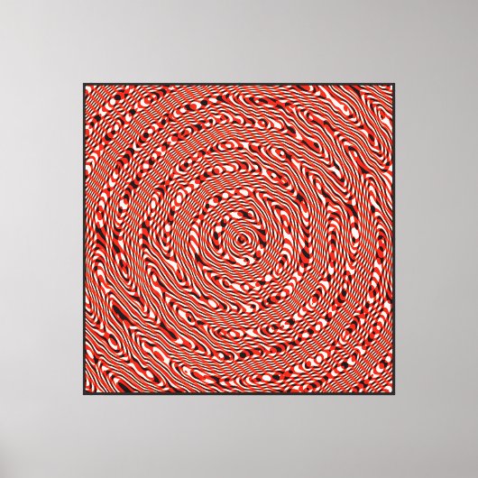 Quantenphysik-Mandala-Kunstmuster Leinwanddruck (Vorderseite)